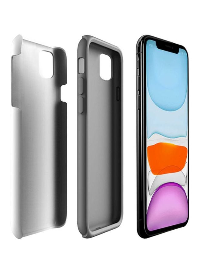 Stylizedd Tough Pro Series Wife Mom Boss Printed Case Cover For Apple iPhone 11 Pink/Black - Image 2