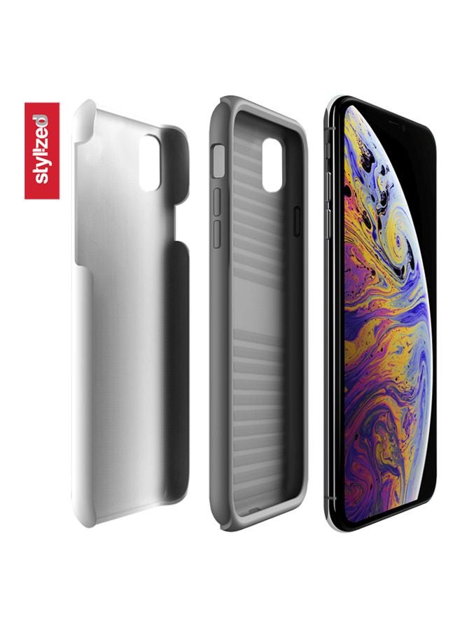 Stylizedd Tough Pro Series Broken Colors Printed Case Cover For Apple iPhone XR Red/Green/Yellow - Image 2