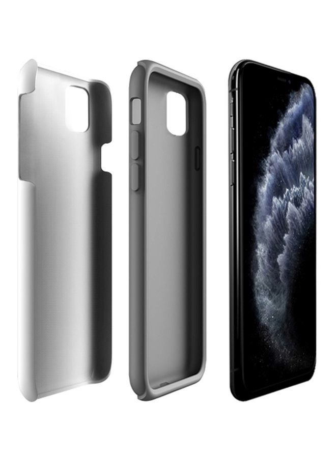 Stylizedd - UAE Map Printed Double Layer Protective Case Cover For Apple iPhone 11 Pro Max White/Green/Red - Image 1