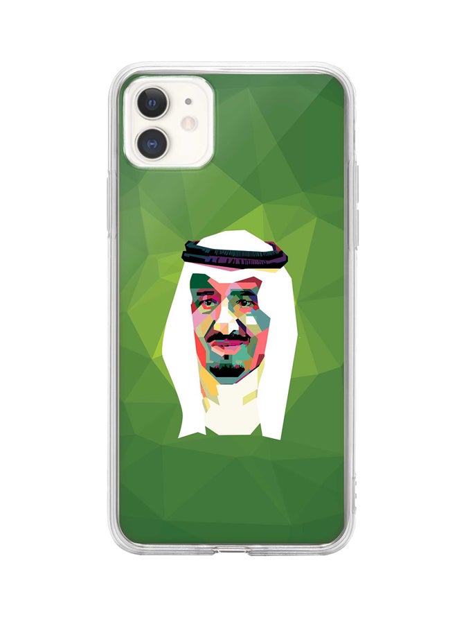 Stylizedd Classic Clear Series Malek Salman Modern Printed Case Cover For Apple iPhone 11 Green/Black/Pink - Image 1