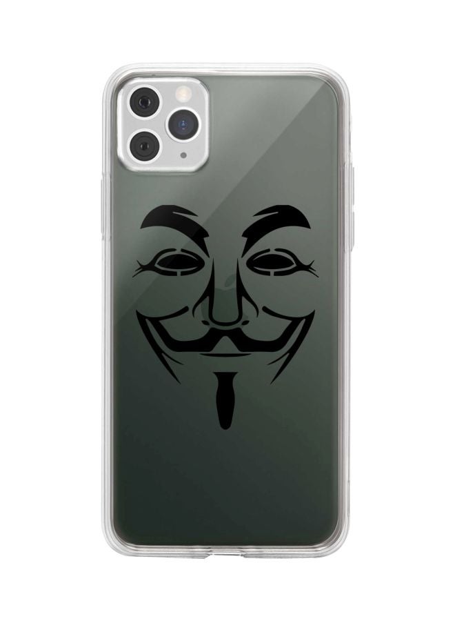 ستايلايزد غطاء حماية من سلسلة كلاسيك كلير بطبعة قناع فانديتا لهاتف أبل آيفون 11 برو شفاف/ أسود - Image 1