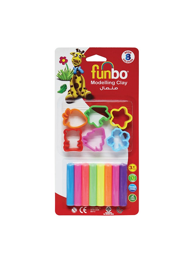 Funbo - Modelling Clay Set multicolor - Image 1