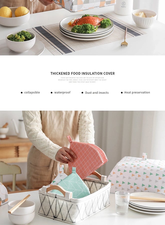 Generic Insulated Table Food Cover Blue 37x37x15cm  - Image 5