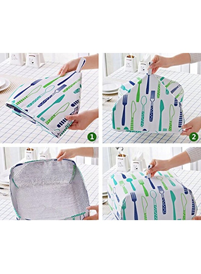 Generic Insulated Table Food Cover Blue 37x37x15cm  - Image 2