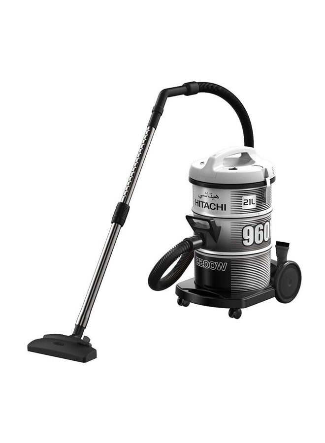 هيتاشي مكنسة كهربائية 21 L 2200 W CV-960F SS220 PG أسود/ فضي  - Image 1
