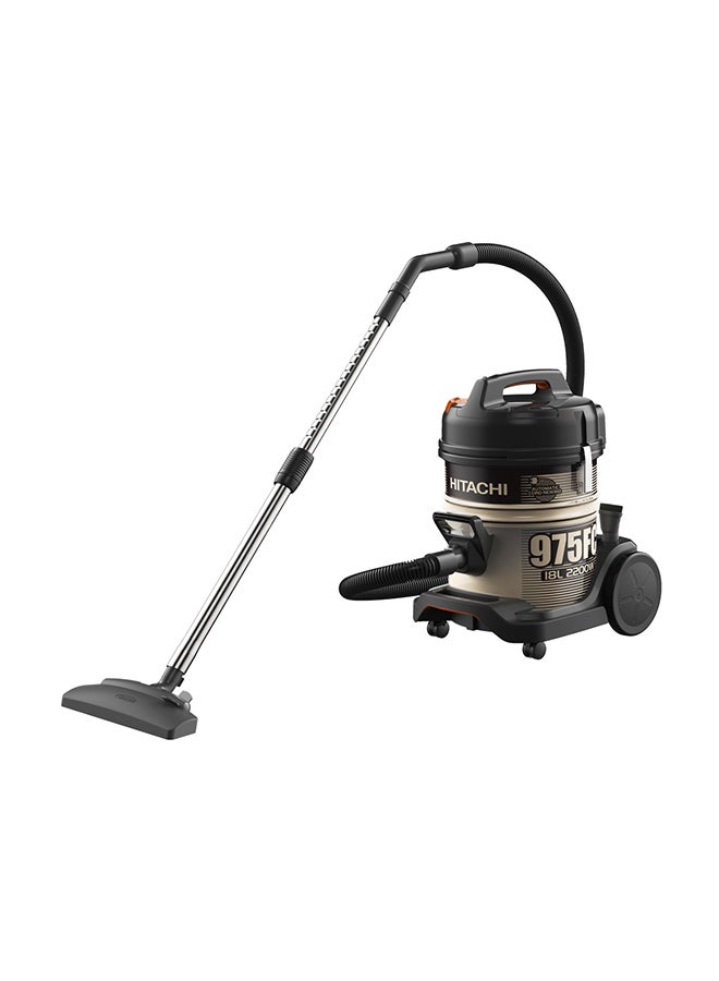 هيتاشي مكنسة كهربائية 18 L 2200 W CV-975FC SS220 GB ذهبي/ أسود  - Image 1