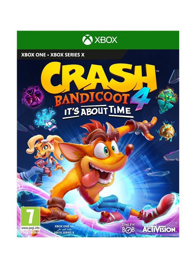 أكتيفجن لعبة "Crash Bandicoot 4 : It's About Time" (إصدار عالمي) - إكس بوكس ون/ سيريس إكس 
