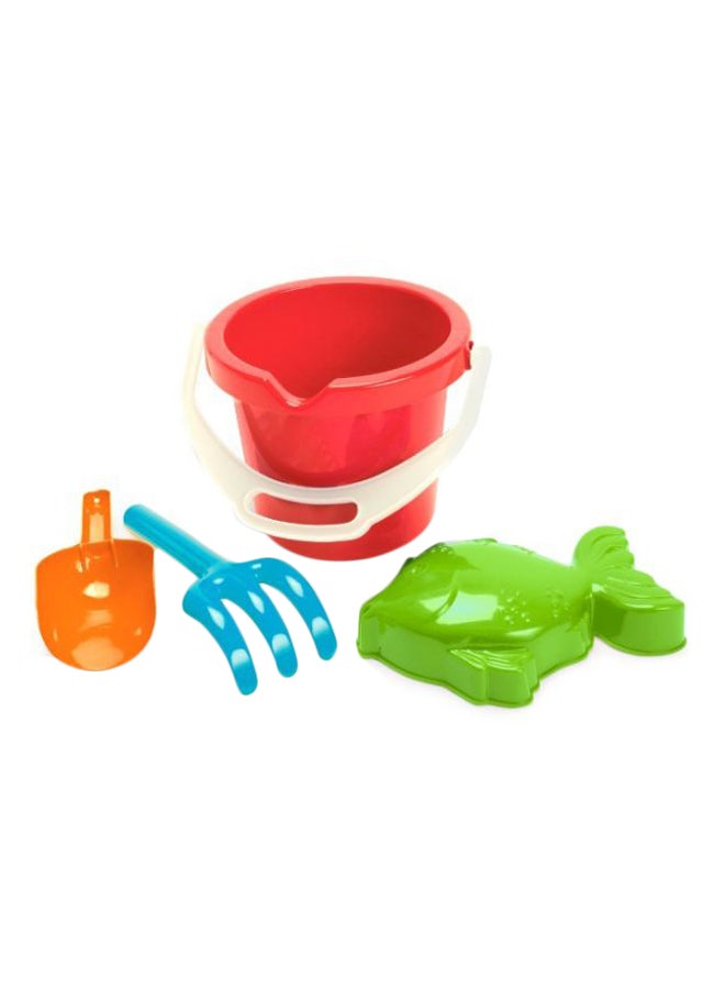 ELC Pack Of 4 Beach Bucket Toys 20cm - Image 1