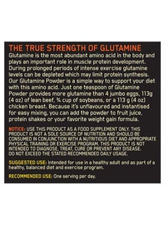 Optimum Nutrition Glutamine Post-Workout Powder - Unflavoured - 58 Servings - 300 grams  - Image 5