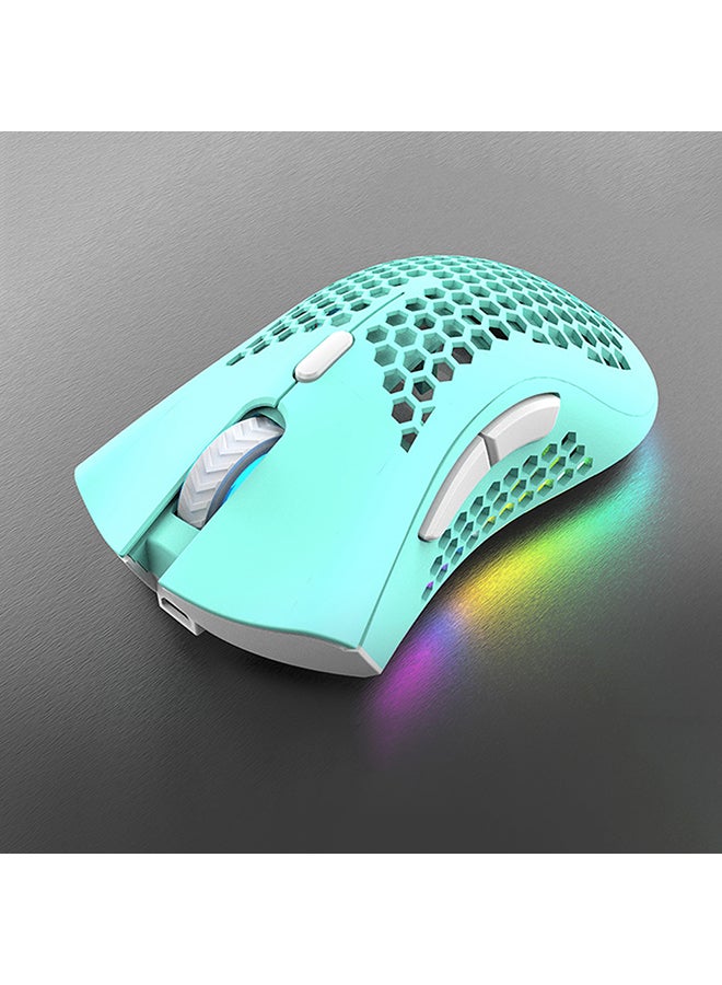 ماركة غير محددة ماوس ألعاب سلكي بإضاءة متعددة الألوان RGB أزرق  - Image 4