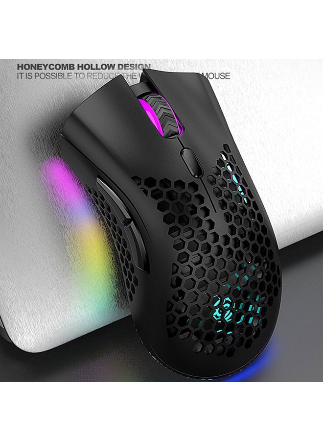 Generic - Wireless RGB Gaming Mice Pink - Image 1
