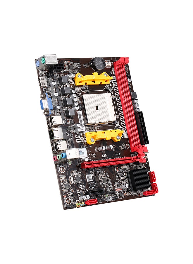 Generic - A55 Dual DDR3 Motherboard Gaming Motherboard Black - Image 1
