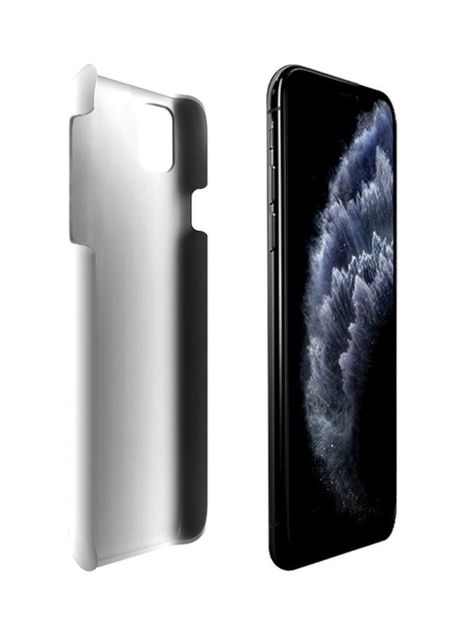 ستايلايزد غطاء حماية من مجموعة كلاسيك سناب بطبعة كلمة ‘Travel‘ لهاتف أبل آيفون 11 برو ماكس أسود/ أبيض - Image 2