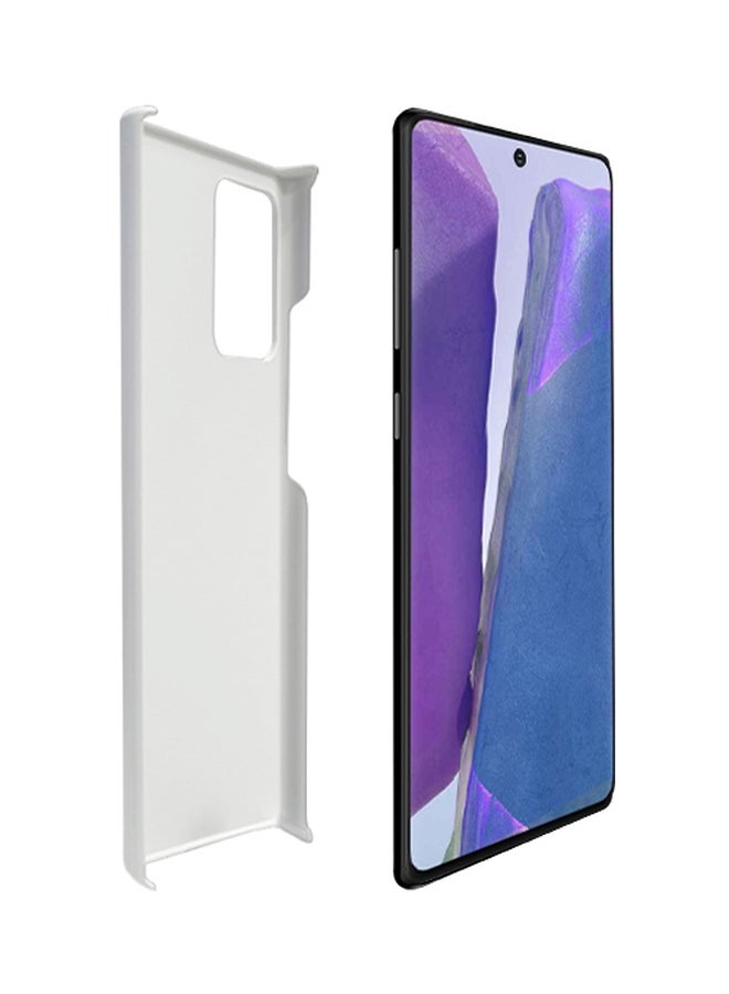 Stylizedd Moose Themed Protective Case Cover For Samsung Galaxy Note 20 Purple - Image 2