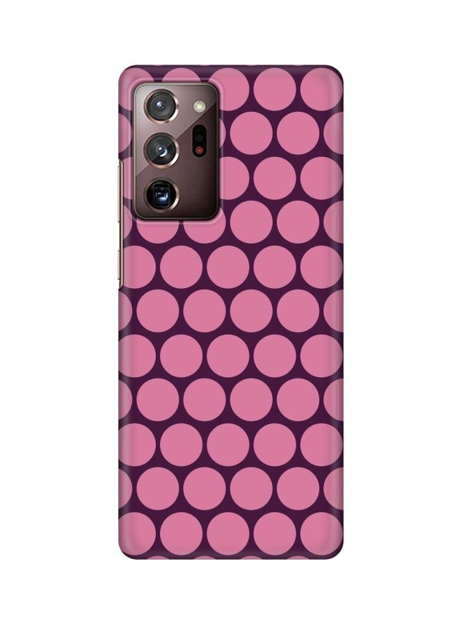 Stylizedd Snap Classic Series Honeycombs Printed Case Cover For Samsung Galaxy Note 20 Ultra Pink/Purple