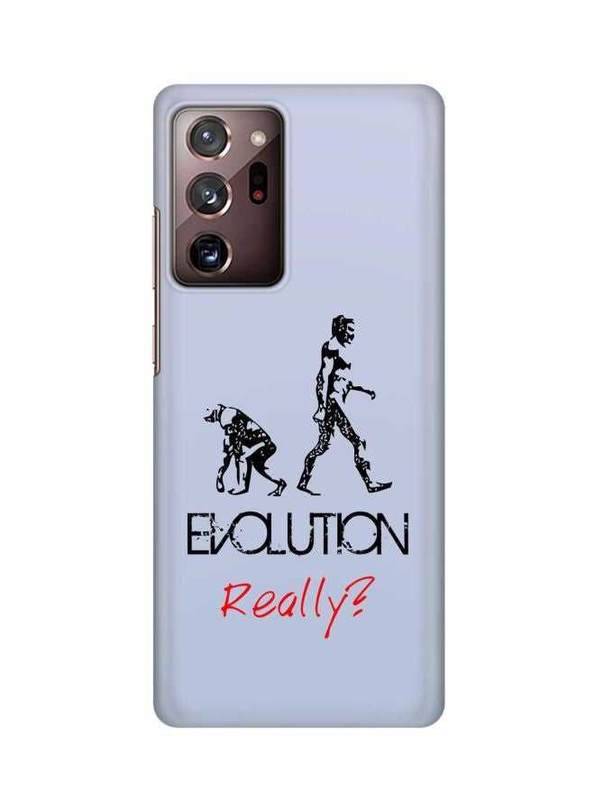 Stylizedd Snap Classic Series Evolution Printed Case Cover For Samsung Galaxy Note 20 Ultra White/Black/Red
