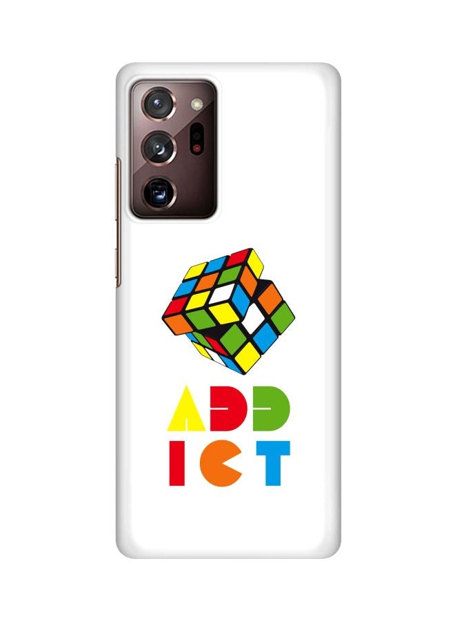 Stylizedd Snap Classic Series Rubiks Addict Printed Case Cover For Samsung Galaxy Note 20 Ultra White/Red/Green