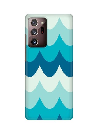Snap Classic Series Wavy Waves Printed Case Cover For Samsung Galaxy Note 20 Ultra Blue/White - v1600953238/N40686224A_1