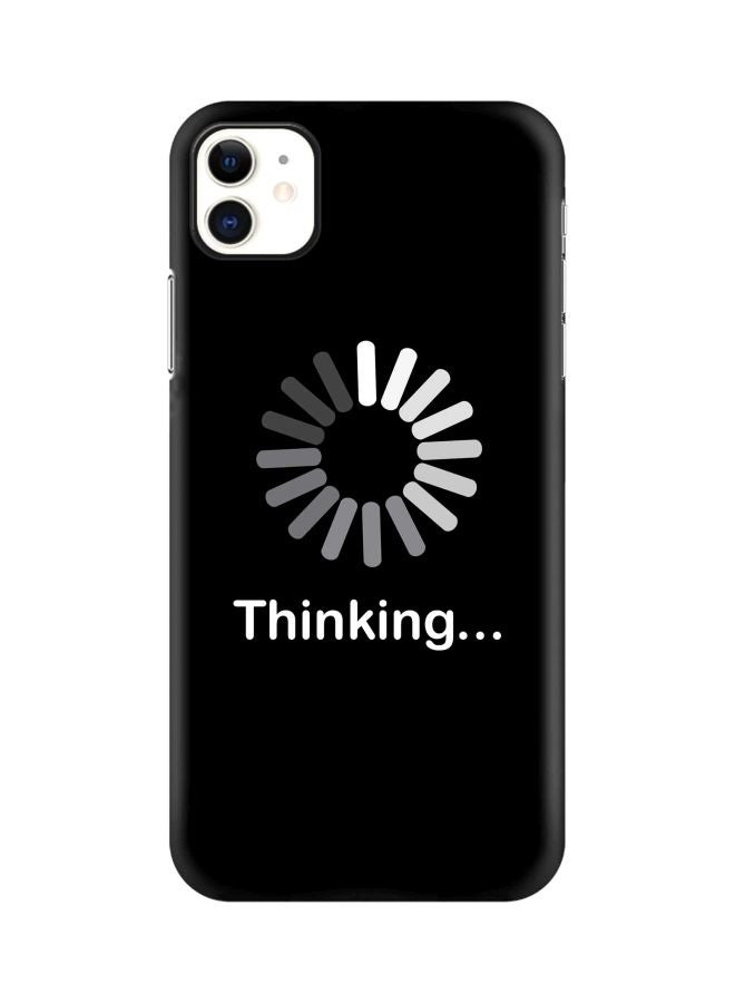 Stylizedd Classic Series Thinking Printed Case Cover For Apple iPhone 11 Black/White/Grey - Image 1