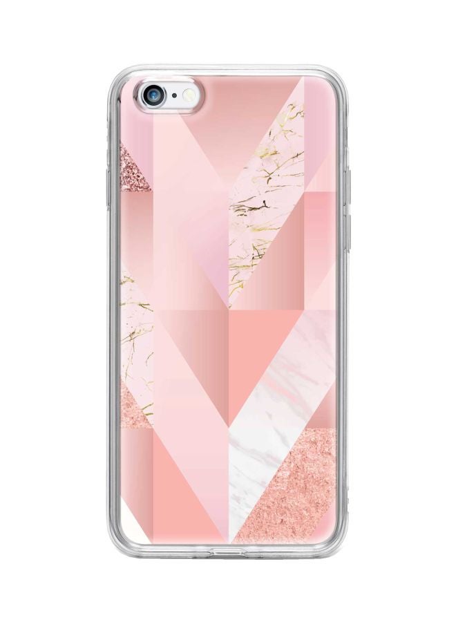 Stylizedd Marble Vintage Printed Protective Case Cover For Apple iPhone 6s/6 Pink/White - Image 1