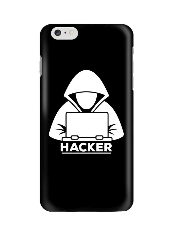 Stylizedd Classic Series Hacker Printed Case Cover For Apple iPhone 6s/6 Black/White - Image 1