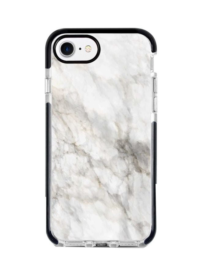 Stylizedd Marble Printed Protective Dual Layer Case Cover For Apple iPhone 7 White/Grey/Black - Image 1
