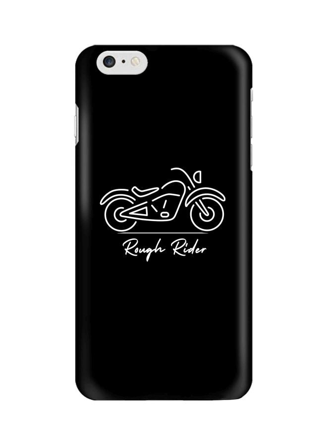 ستايلايزد غطاء حماية واقٍ بطبعة "Rough Rider" لهاتف أبل آيفون 6s/6 أسود/ أبيض - Image 1