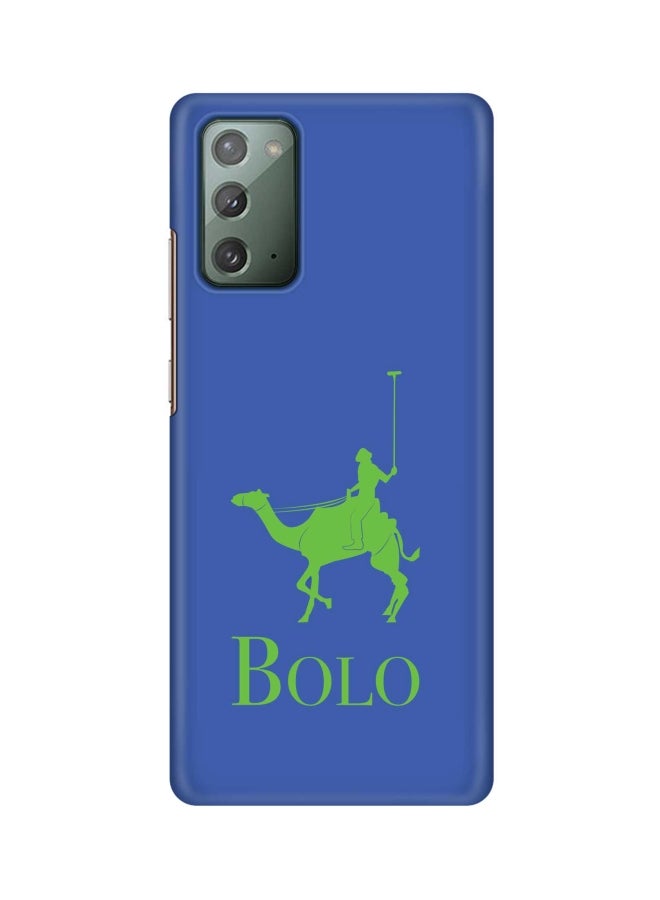 Stylizedd Bolo Printed Protective Case For Samsung Galaxy Note 20 Blue/Green - Image 1