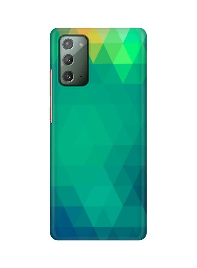 Stylizedd Classic Series Prism Printed Case Cover For Samsung Galaxy Note 20 Emerald Green