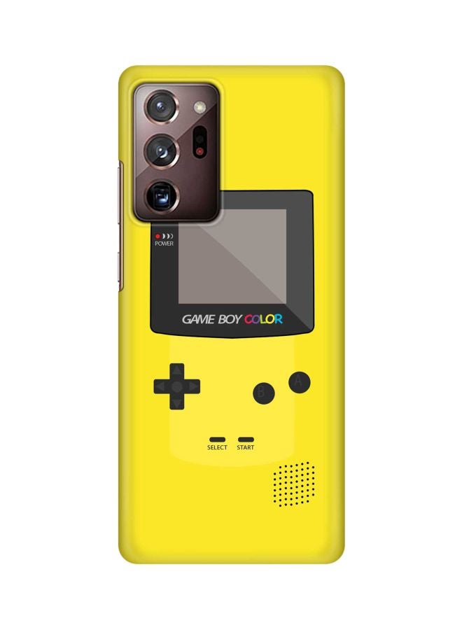 Stylizedd Snap Classic Series Gameboy Color Printed Case Cover For Samsung Galaxy Note 20 Ultra Yellow/Black/Grey