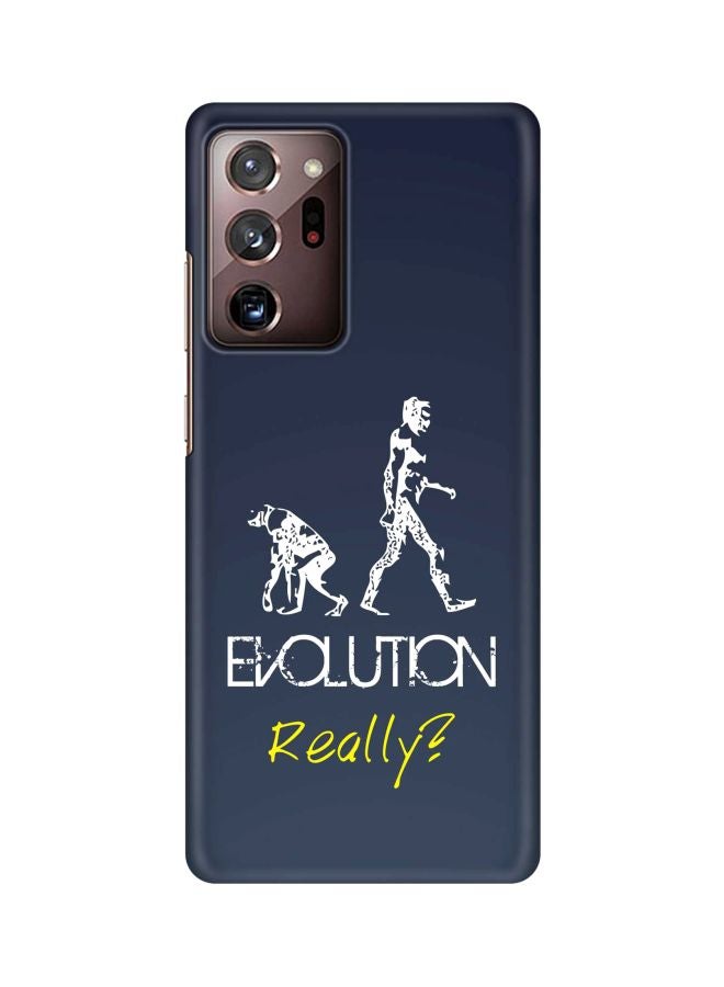 Stylizedd Snap Classic Series Evolution Printed Case Cover For Samsung Galaxy Note 20 Ultra Blue/White/Yellow - Image 1