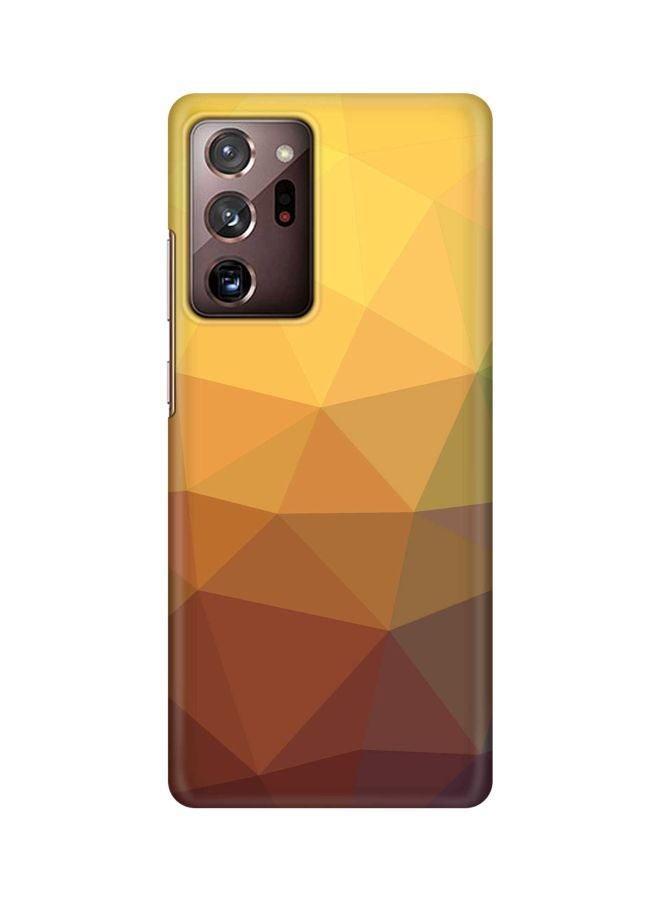Stylizedd Snap Classic Series Golden Nugget Printed Case Cover For Samsung Galaxy Note 20 Ultra Gold/Yellow/Brown