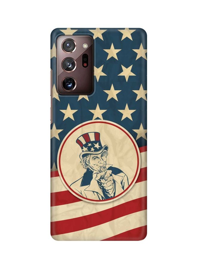 Stylizedd Snap Classic Series We Want You Printed Case Cover For Samsung Galaxy Note 20 Ultra Blue/Red/White