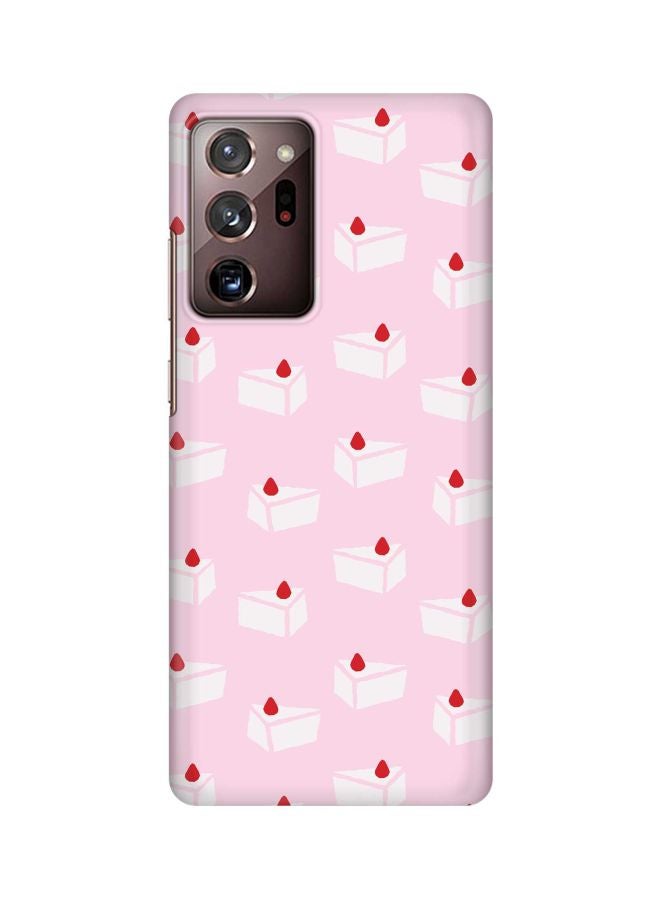 Stylizedd Snap Classic Series Cake Piece Printed Case For Samsung Galaxy Note 20 Ultra Pink/White/Red
