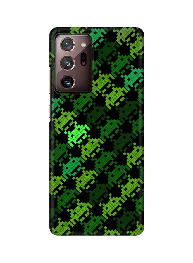 Stylizedd Snap Classic Series Invader Matrix Printed Case Cover For Samsung Galaxy Note 20 Ultra Black/Green - Image 1