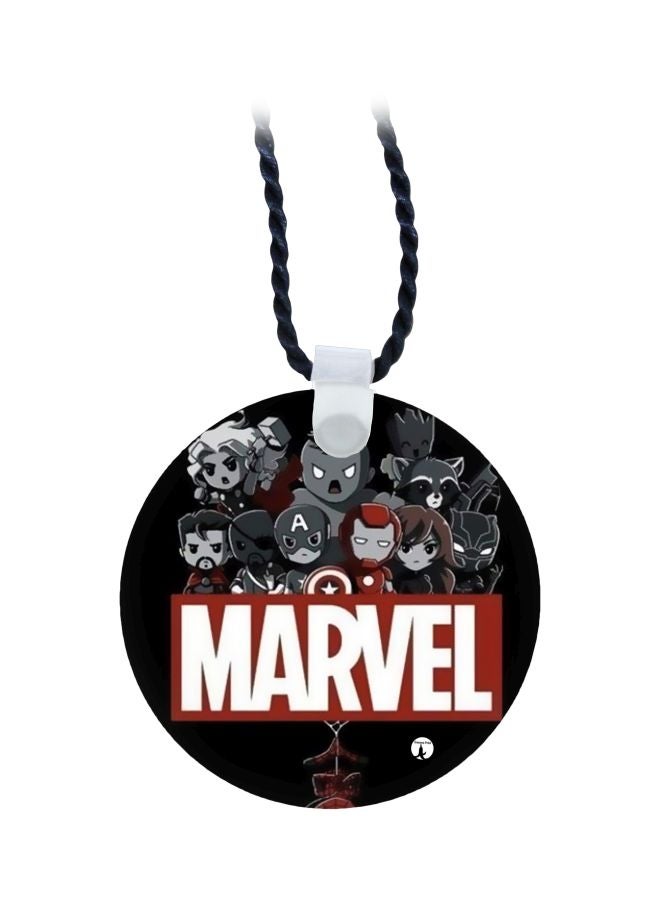 بي بي قلادة بدلاية مزينة بطبعة من سلسلة الرسوم المتحركة "Marvel Superheroes" 