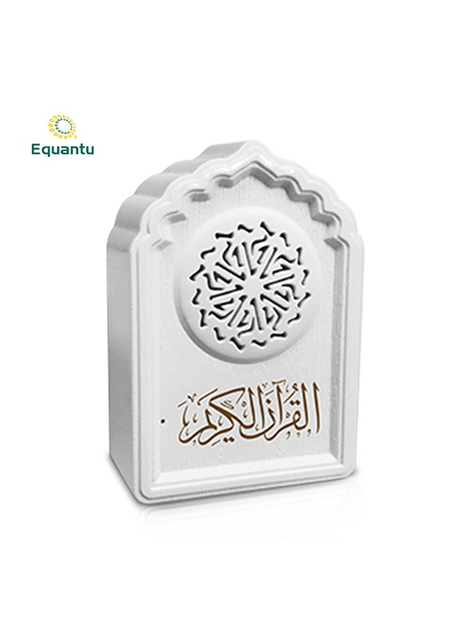 Generic QB818 2020 New Style Muslim Quran Speaker 8GB Rechargeable BT Connection Remote Control Player White  - Image 1