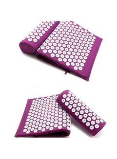Generic Acupuncture Cushion Spike Yoga Massage Mat Pads Head With Massage Pillow  - Image 3