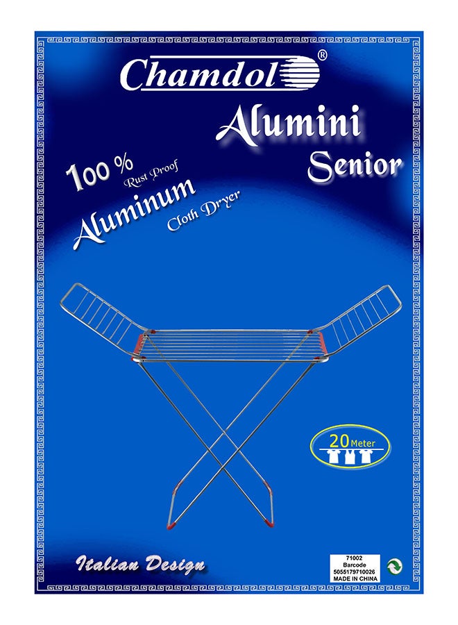 Chamdol Cloth Dryer Silver 185x55x120centimeter - Image 2