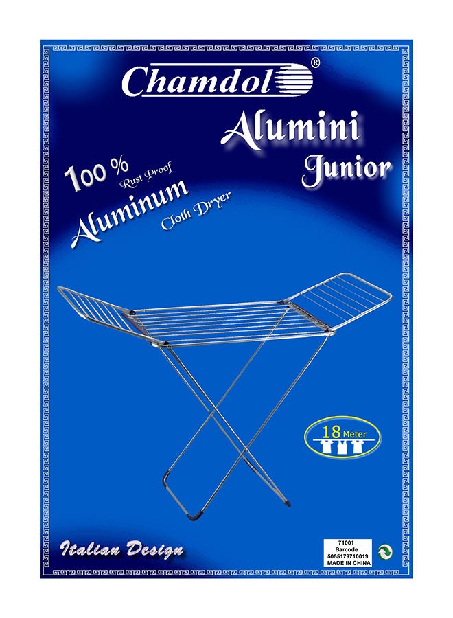 Chamdol Junior Cloth Dryer Silver 175x55x110centimeter - Image 1