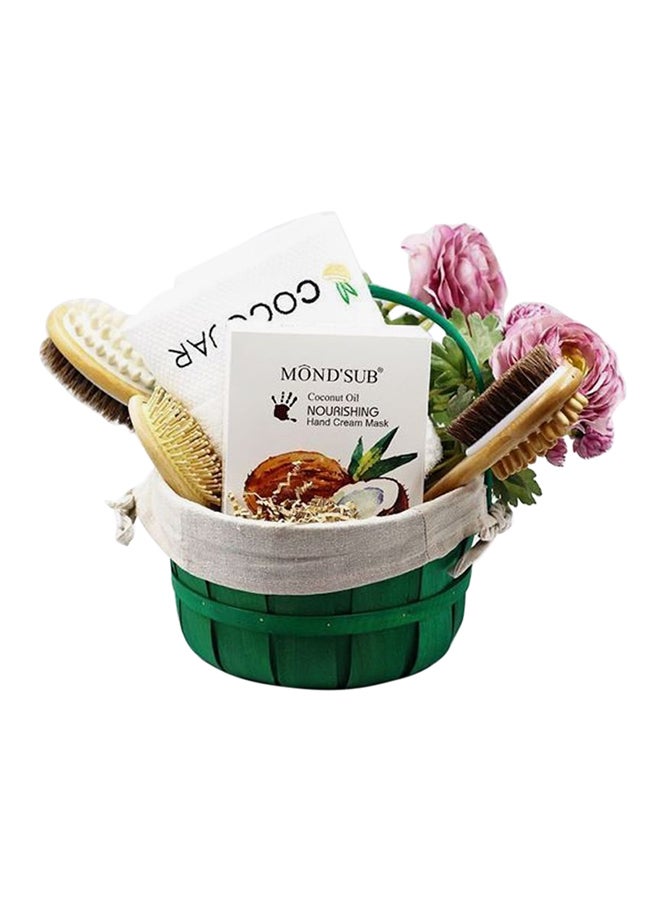 Coco Jar Large Gift Basket Green 30x30x16cm  - Image 2