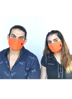 Sana'a Kayum Reusable Face Mask Vibrant Orange Small  - Image 3