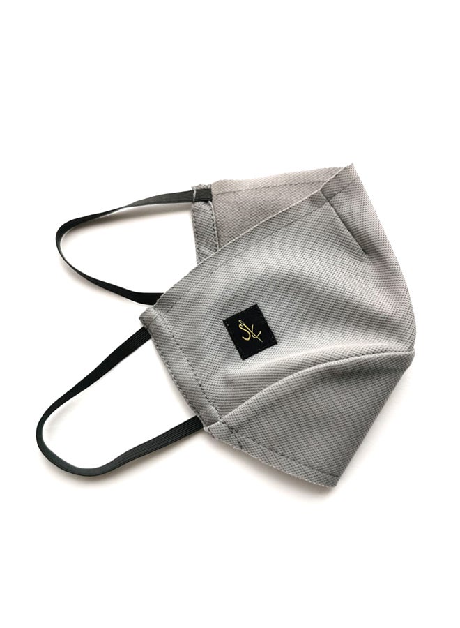 Sana'a Kayum Reusable Face Mask Titanium Grey Small - Image 2