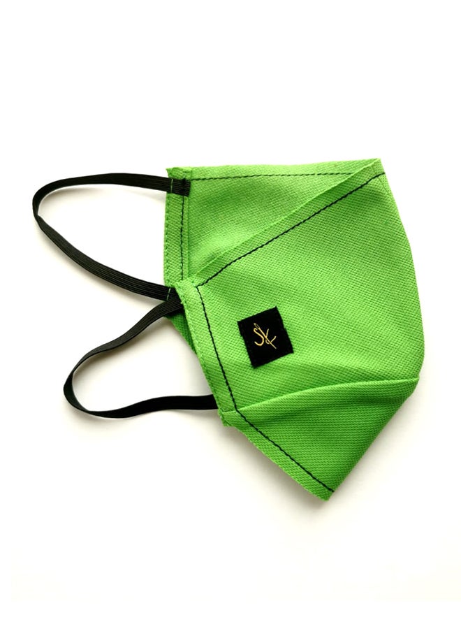 Sana'a Kayum - Reusable Face Mask Leaf Green Medium - Image 1