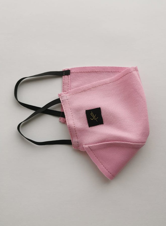 Sana'a Kayum Reusable Face Mask Pink Bubble Gum Medium - Image 2