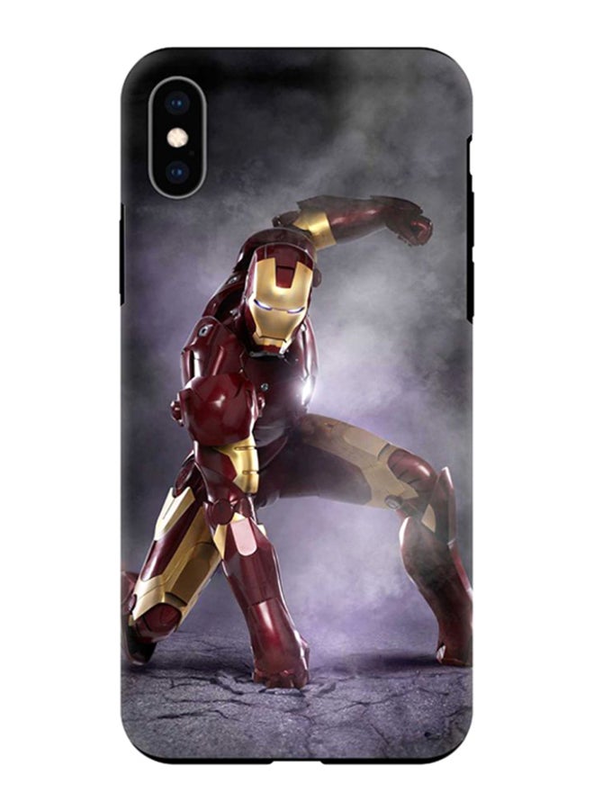 Stylizedd Iron Man Printed Protective Case Cover For Apple iPhone XS Max Multicolour