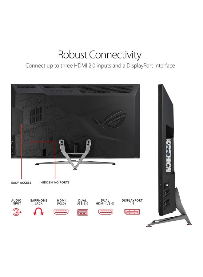 ASUS - 43-Inch ROG Strix 4K 120hz Gaming Monitor, Shadow Boost Non-Glare Eye Care Black - Image 1