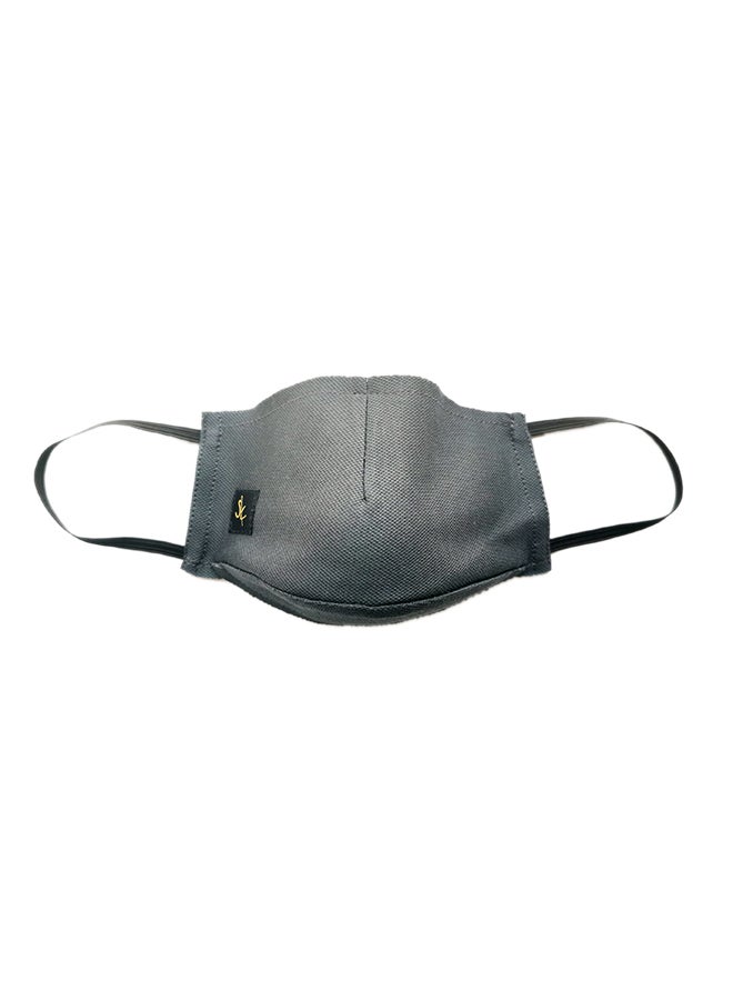 Sana'a Kayum - Reusable Face Mask Dark Grey Medium - Image 1