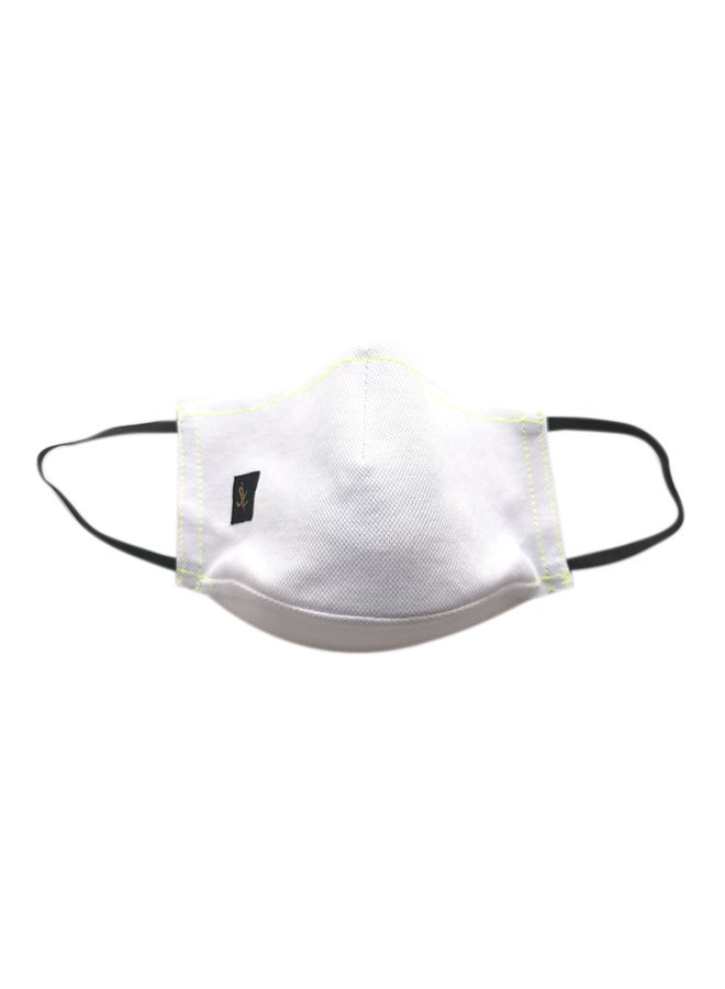 Sana'a Kayum Reusable Face Mask White Medium  - Image 1