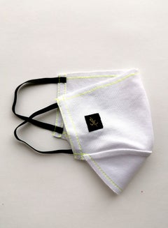Sana'a Kayum Reusable Face Mask White Medium  - Image 2